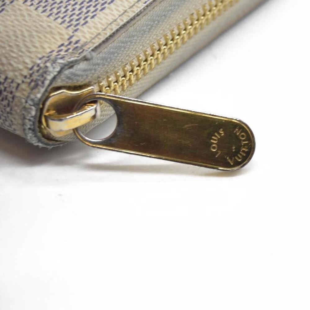 $915 Louis Vuitton Damier Azur Zippy Wallet SD3196 - Picture 14 of 15
